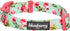 Blueberry Pet Dog Collar - Turquoise Floral Rose Print, Adjustable Small Dog Collar for Neck 12-16"