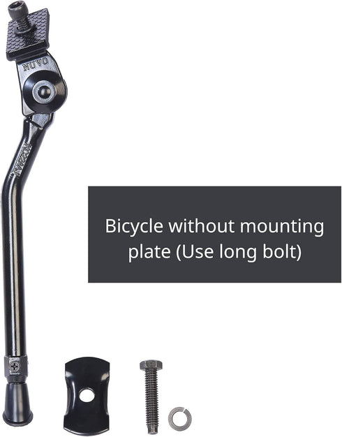N+1 Adjustable Aluminum Alloy Center Mount Bike Kickstand for 20"-28" Bikes
