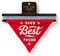 Brass Monkey Dad's Best Friend Dog Bandana: Durable Cotton, One Size Fits Most, 9” W x 6” H