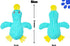 Generic Durable Duck Stuffed Animal - Plush Dog Toys for Aggressive Chewers - Tough Squeaky Puppy Teething Relief