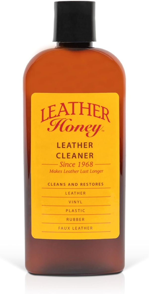 Leather Honey Leather Cleaner, Non-Toxic Leather Care, Deep Cleans Leather, Faux & Vinyl, Made in the USA