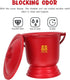 FRCOLOR Spittoon Bucket Portable Urinal Toilet Chamber Pot Enamel Potty Patient Urinal Pot Night Urine Pot Portable