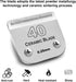 #40 Blades Dog Grooming Clipper Replacement Blades - Compatible with Andis/Wahl/Oster, Detachable Ceramic & Stainless