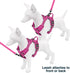 Voyager No Pull Dog Harness for Large Dogs - Adjustable Soft Pet Harness with Dual Leash Attachments, Fuchsia, L