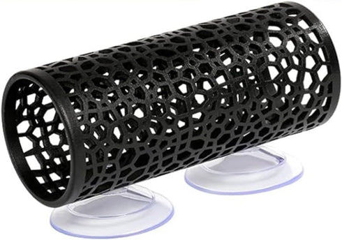 Quaziret 1Pc Betta Tunnel, Betta Fish Toys with Suction Cups, Betta Hideout Tube