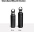24 Oz Hydro Flask Water Bottle - Insulated Stainless Steel - Non Spill, Leakproof in Oat Tan