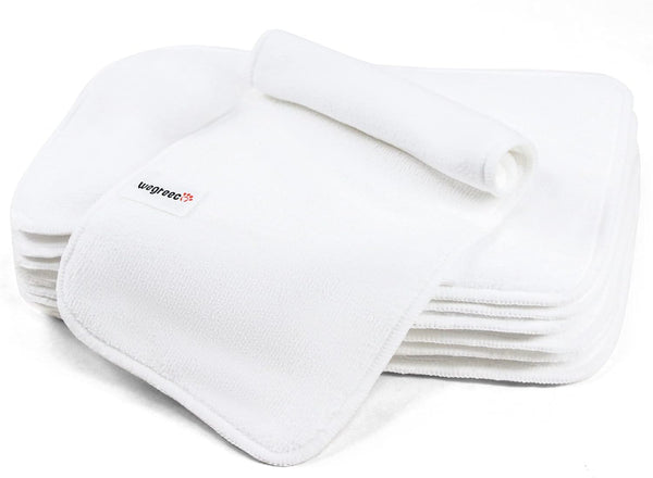 Wegreeco Dog Diaper Pads - Bundle of 10 - (Male Large,7"x14")