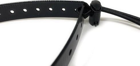 Replacement GPS eCollar with Adjustable Bungee, Multi-Hole Design, and Secure Toggle Closure for Small Dogs (Black
