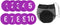 KaiYeA Spot Markers 10 Pieces Numbered Floor Spot Markers Soccer Training Training Mark