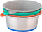 Our Pets DuraPet Stainless Steel Dog Bowl with 3 TPE Inserts, Holds 1.25 Cups for Puppies or Small Dogs