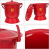 FRCOLOR Spittoon Bucket Portable Urinal Toilet Chamber Pot Enamel Potty Patient Urinal Pot Night Urine Pot Portable