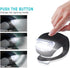 Set of 6 Bike Lights, Front and Back LED Clip-On Silicon Bicycle Lights with Waterproof Housing
