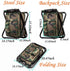 FCFKUK 3 in1 Backpack Backpack Bright starl Upgraded Large Size Multifunction Fishing Chair, Portable Hiking Camouflage