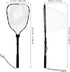 GALPADA Foldable Fishing Net for Freshwater and Saltwater Portable Lightweight Shrimp and Fish Catch Net with Silicone