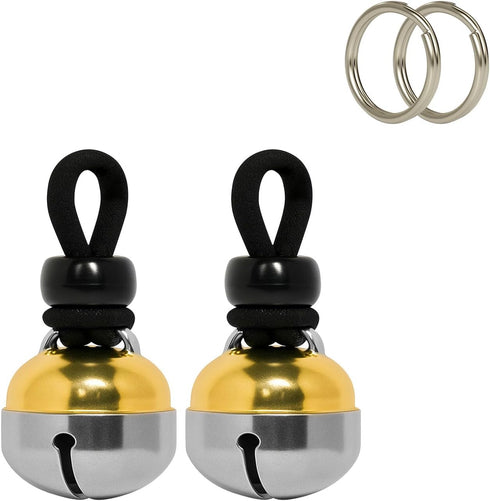 Noble Bells, Pair - Handmade in USA, Extra Loud Collar Bells for