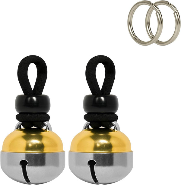 Noble Bells, Pair - Handmade in USA, Extra Loud Collar Bells for