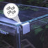 Aquarium Accessories 4Pcs Fish Tank Glass Lids, Stainless Steel Clip Support Holder, Universal Lid Clips for 5mm Glass