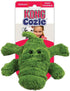 Cozie KONG - Ali Alligator - Indoor Cuddle Squeaky Plush Dog Toy - for Medium Dogs