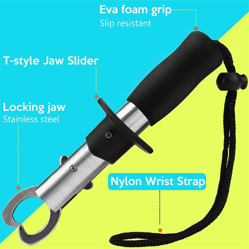 Fishing Tools - Pliers, Fish Lip Gripper, Hook Remover, Fishing Line Cutter, Tackle Gear for Kayak Accessories