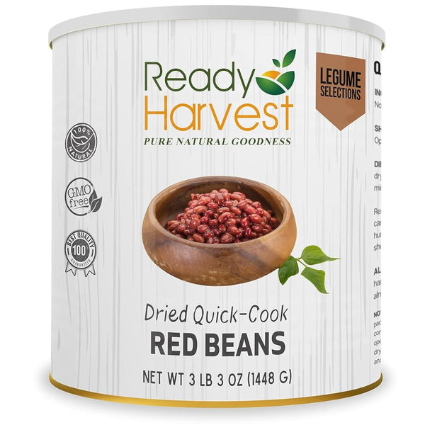 Ready Harvest Emergency Food - Red Beans | Pre-cooked Beans, Just add