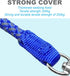 Reflective Dog Leash - Heavy Duty Nylon Braided Rope for Small Medium Large Dogs, Available in 2ft 3ft 4ft 6ft 10ft