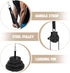 Yes4All Tricep Press Down Cable Machine Attachment Set, LAT Pulldown Attachment for Home Gym