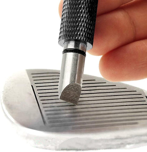 Golf Groove Sharpener, Club Sharpener Tool for Optimal Backspin, Suitable for U & V-Grooves