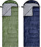 Tudomro 2 Pcs Camping Sleeping Bag for Adults, Lightweight Packable Waterproof Gear for Spring Summer Fall