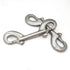 Pair of 316 SS Marine Grade Double Ended Bolt Snap Hook, 4-1/2'' (115MM) for Dog Leash/Pet Feed Bucket (Silver)