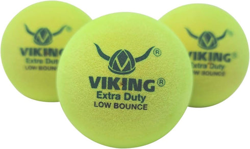 Viking Low Bounce Extra Duty Platform Tennis Balls, 3 Pack, Yellow