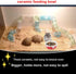 2 Pcs Hamster Ceramic Bowl, Anti-Turning Food Water Bowl for Small Animals, Pink and Red