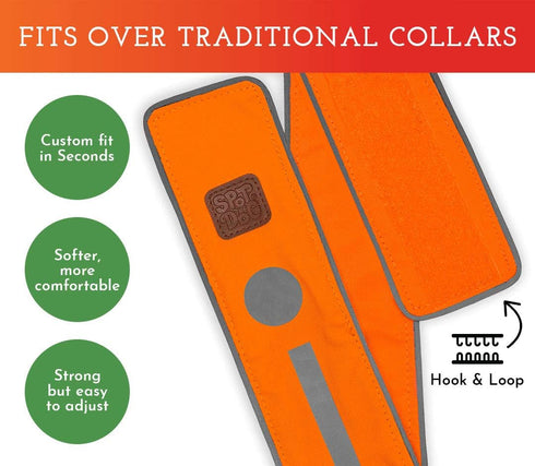 SPOT THE DOG! Reflective Dog Collar - Adjustable, Safe, Durable, Comfortable for Small Dogs, Hunting Dogs, Puppies