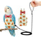 HIHETE Budgerigar Lovebird Bird Diaper and Leash Set, Small Bird Diaper and Harness,