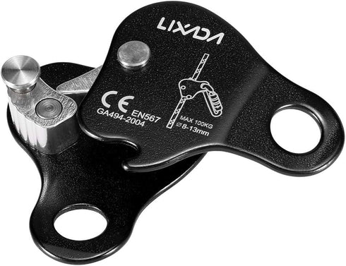 Lixada Rock Climbing Ascender - Ultralight Fall Arrest Protection Belay Device for Outdoor Climbing