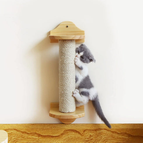 10" Cat Scratching Replacement Posts, 2 Pack Sisal Spare Scratcher Refill for Cats Cube Tower with M8 Screws