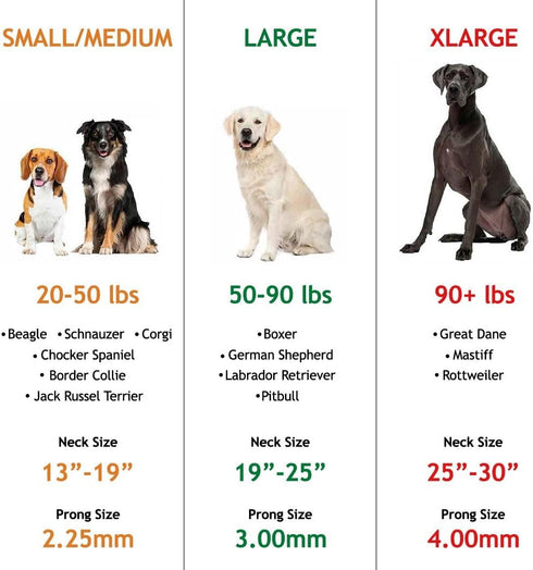 Herm Sprenger Prong Collar for Dog Training, Chrome Plated Steel, 2.25mm Prongs, Small Dogs (14-19")