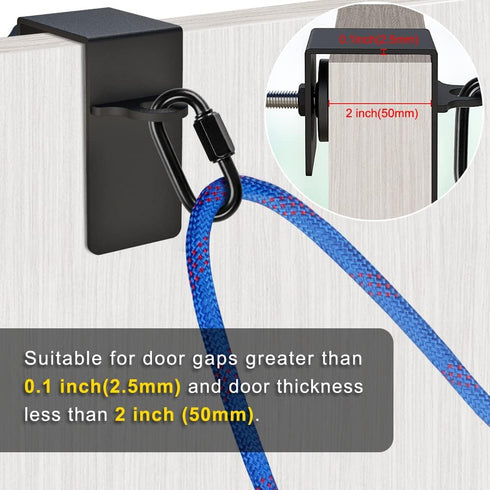 SELEWARE Door Anchor for Resistance Bands - Home Gym Workout Door Mount Attachment for Strength Training