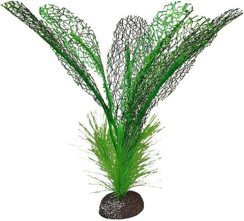 Fluval Betta Madagascar Lace Plant, Plastic Plant Aquarium Decoration