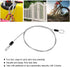 Yctze Scooter Security Lock - Cycling Sports Internal Steel Wire and External Plastic Loop Cable