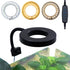 Upgraded Clip On LED Light for Fish Tank, Small USB Light with Dimmer for 1 to 5 Gallon Tanks