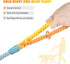 Dog Leash 5 FT, Handmade Braided Cotton Rope for Small, Medium, Large Dogs, Colorful Rainbow with Heavy Duty Clasp