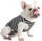 Etdane Dog Diapers Sanitary Panties - Physiological Period Shirts for Male and Female Dogs, White Stripe Small