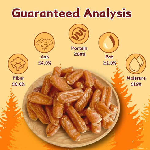 ComfyCradle Friend,3 Pack 14.11 Ounce(Pack 3) All-Natural Dog Treats, Hearty Beef Sausage Links for a Healthy Snack, A