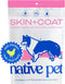 Native Pet Skin and Coat Chews for Dogs, 120 Chews - Wild-Caught Salmon Oil for Shedding & Hair Loss Treatment