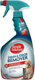Simple Solution Pet Stain and Odor Remover | Enzymatic Cleaner with 2X Pro-Bacteria Cleaning Power, 32 Ounces