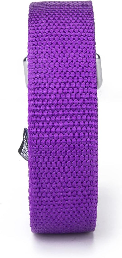 Strong Durable Nylon Dog Training Leash, 1 Inch Wide, 6 ft 10ft 15ft Long for Small Medium Dogs - Purple, 15 Feet