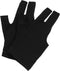 Vaguelly Breathable Fingerless Nylon Billiard Gloves, Wear-Resistant Three-Finger Sports Gloves for Pool