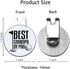 Hafhue Best Grandpa by Par Golf Ball Marker - Magnetic Clip, Funny Gift for Golf Lovers