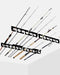 WIPHANY Wall or Ceiling Fishing Rod Racks, PVC Rubber Steel Holder Storage Hook Holds up to 12 Fishing Rods