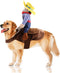 SEIS Pet Riding Costume Novelty Supplies, Cowboy Rider Dog Apparel for Party Dressing Up, Halloween (XXL)